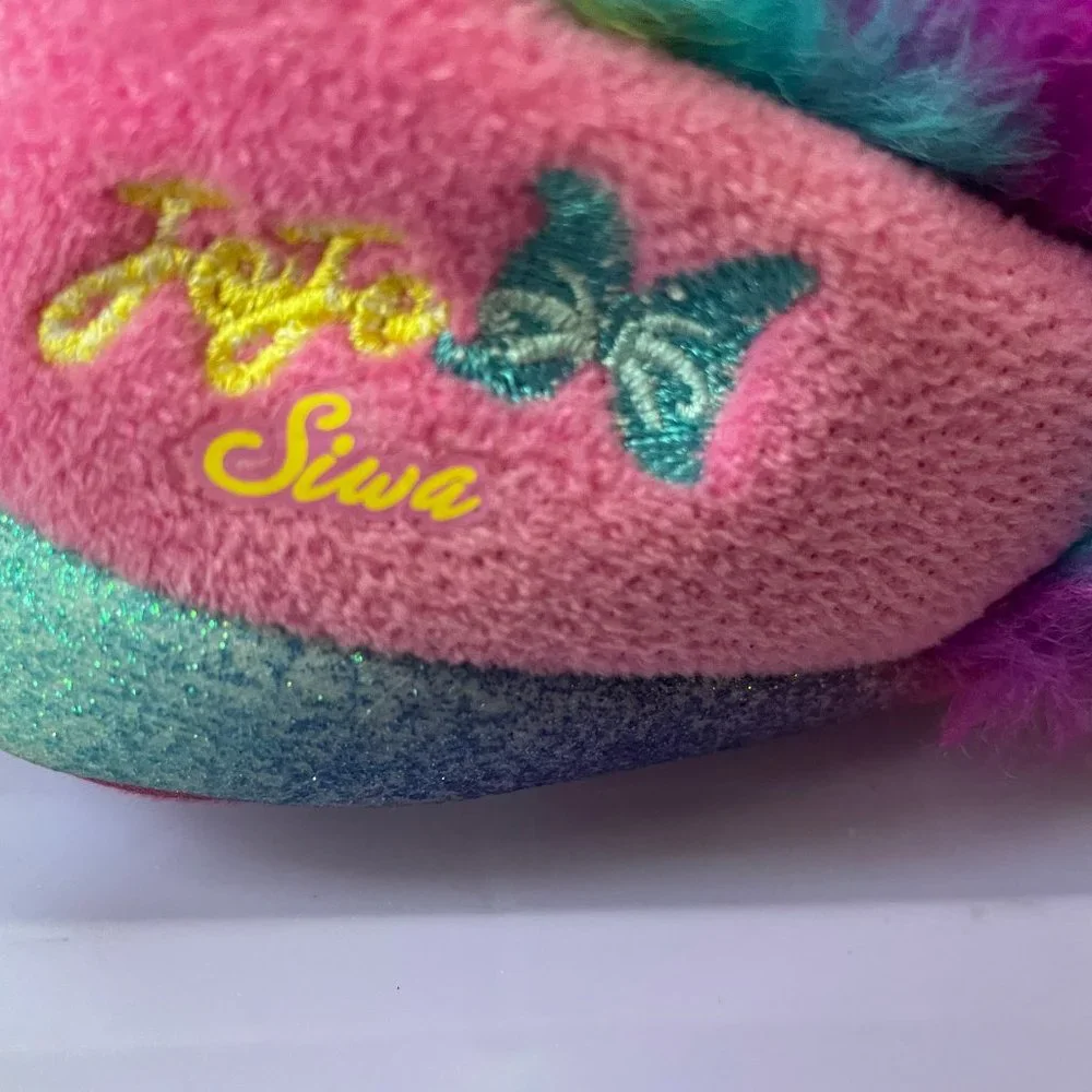 JoJo Siwa Unicorn Faux-Fur Slippers 11-12